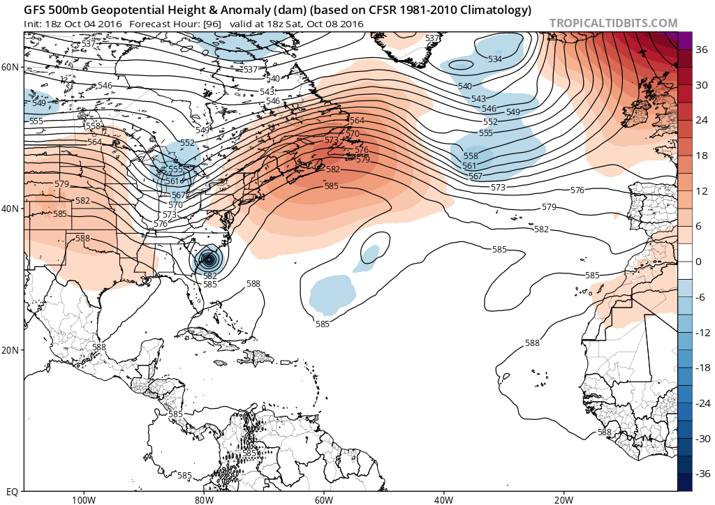 Even weaker trough, very slight positive tilt.